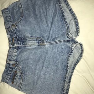 High waste shorts